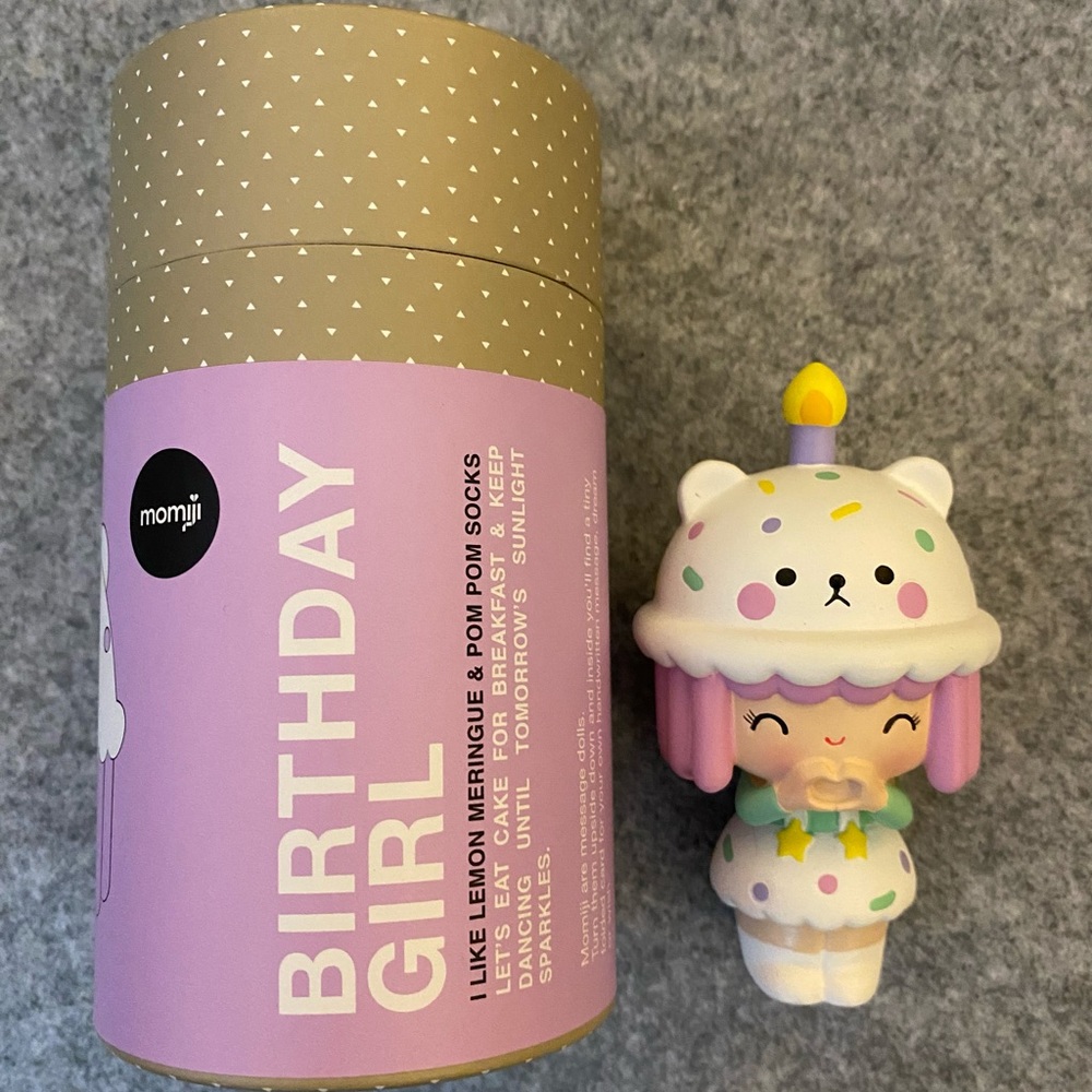 Momiji Birthday Girl - Limited Edition Collectible Message Doll/Figurine